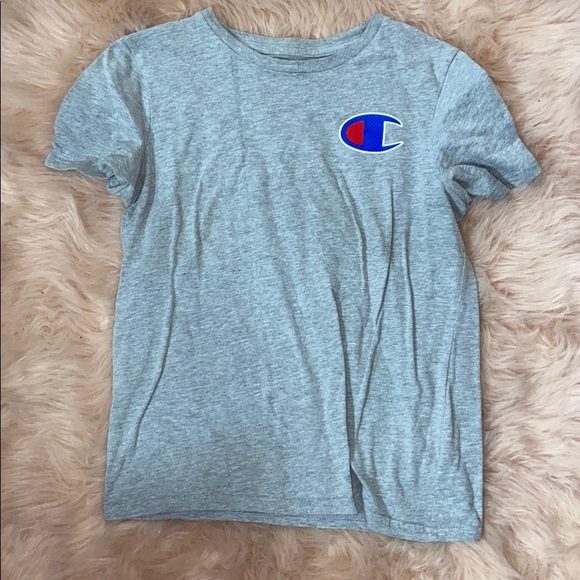 Champion Tops - Champion C gray t shirt